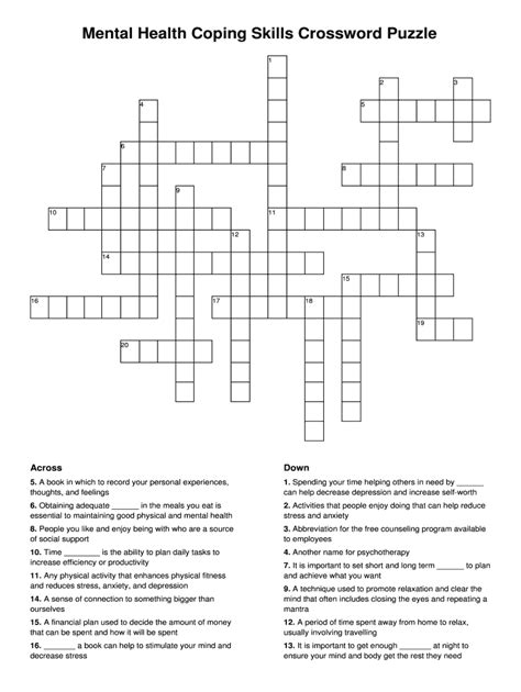 The Crossword Solver finds answers to classic crosswords and cryptic crossword puzzles. . Worry crossword clue